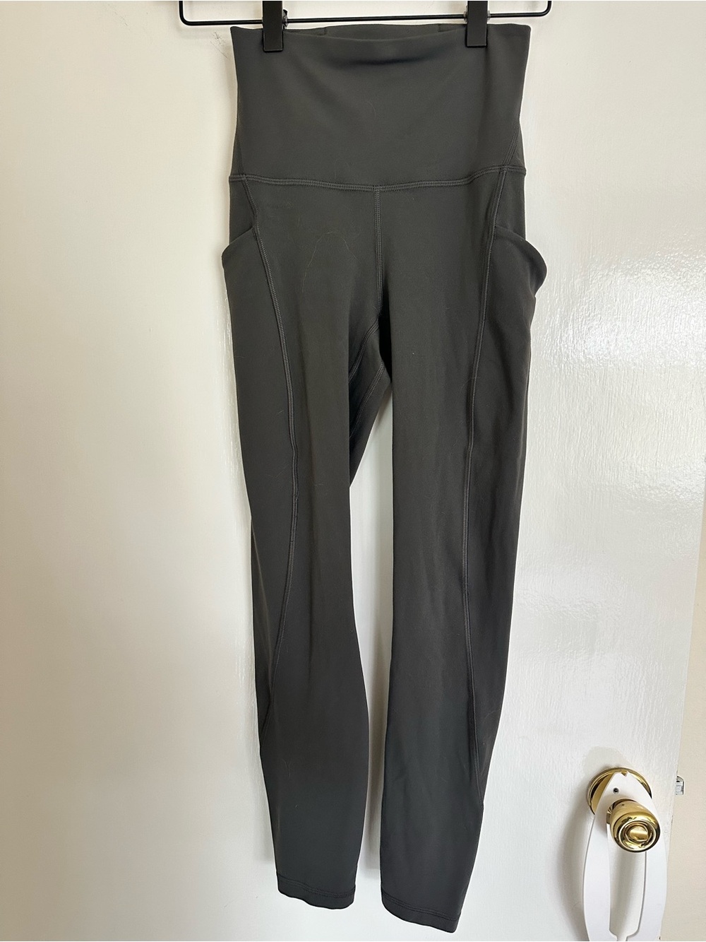 Lululemon align leggings with pockets, Womens yoga pants, Gray, Size 2, Like New